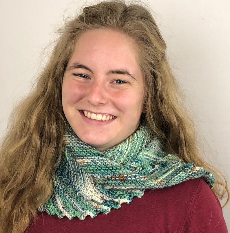 Beginner Garter Stitch Shawl Pattern