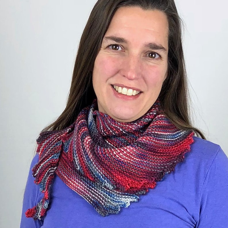 Beginner Garter Stitch Shawl Pattern