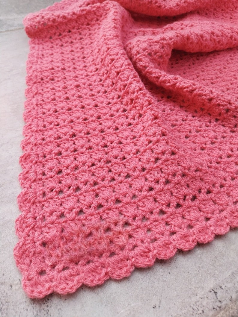 Crochet baby blanket pattern