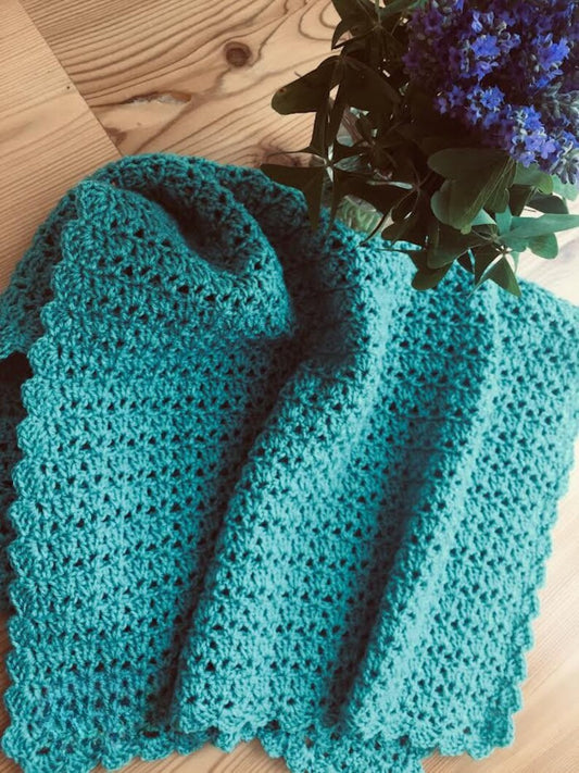 Crochet baby blanket pattern