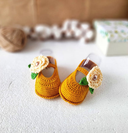 Crochet Baby Shoes Pattern