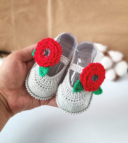 Crochet Baby Shoes Pattern