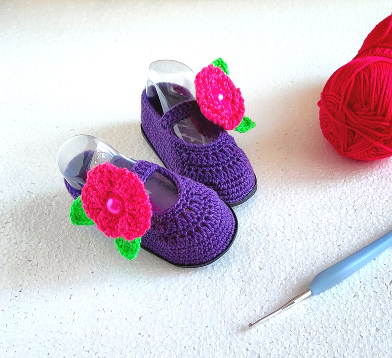 Crochet Baby Shoes Pattern