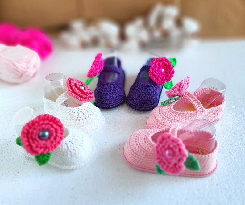 Crochet Baby Shoes Pattern