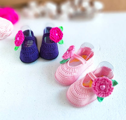 Crochet Baby Shoes Pattern