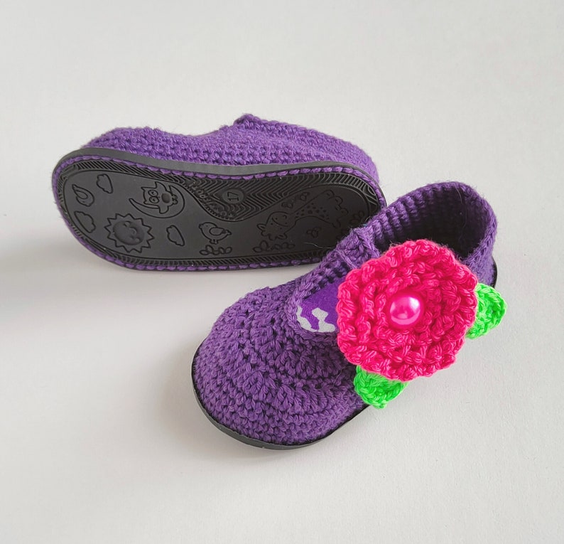 Crochet Baby Shoes Pattern