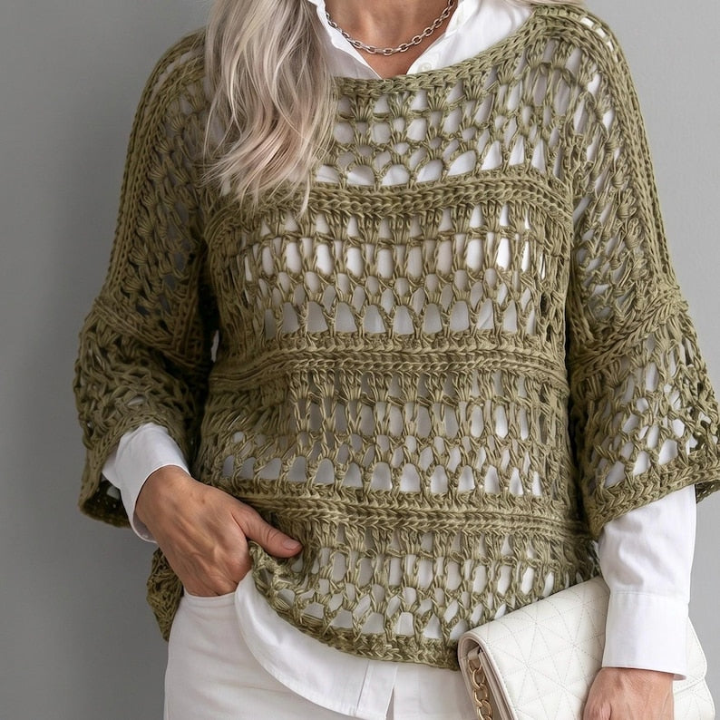 Sunset Bloom Top Crochet Pattern