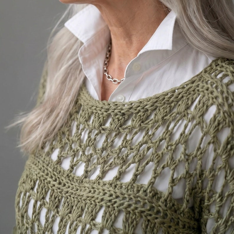 Sunset Bloom Top Crochet Pattern