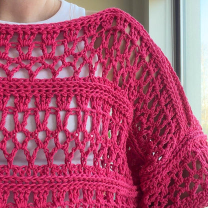 Sunset Bloom Top Crochet Pattern