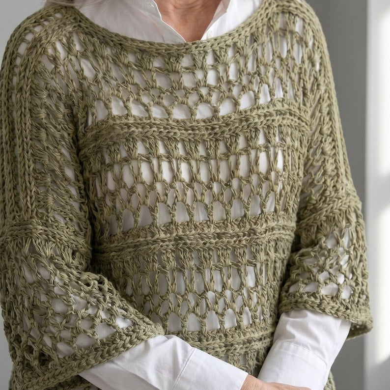 Sunset Bloom Top Crochet Pattern