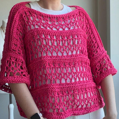 Sunset Bloom Top Crochet Pattern