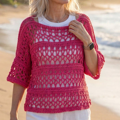 Sunset Bloom Top Crochet Pattern