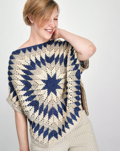 StarOver Crochet Poncho Pattern