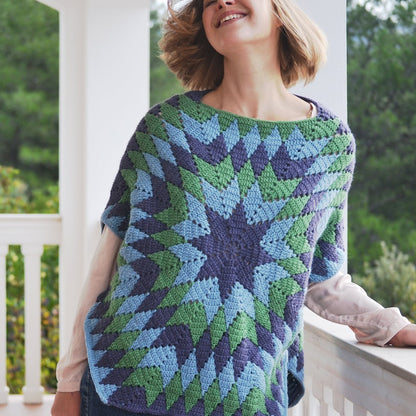 StarOver Crochet Poncho Pattern