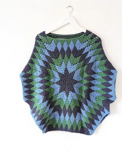 StarOver Crochet Poncho Pattern