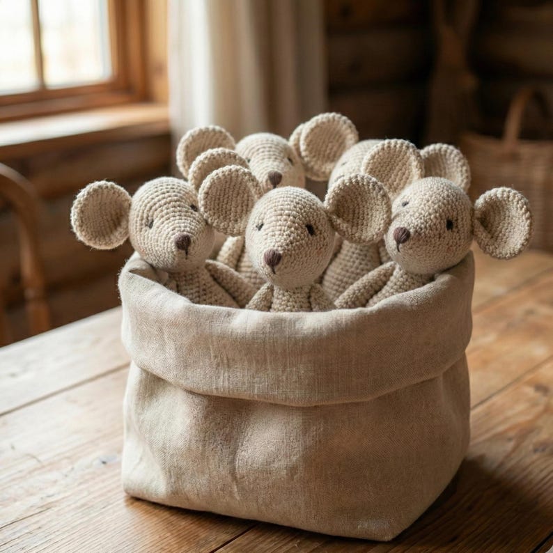 Crochet Mouse Pattern PDF