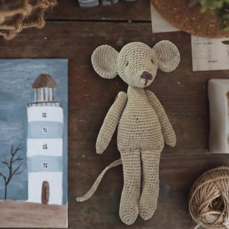 Crochet Mouse Pattern PDF