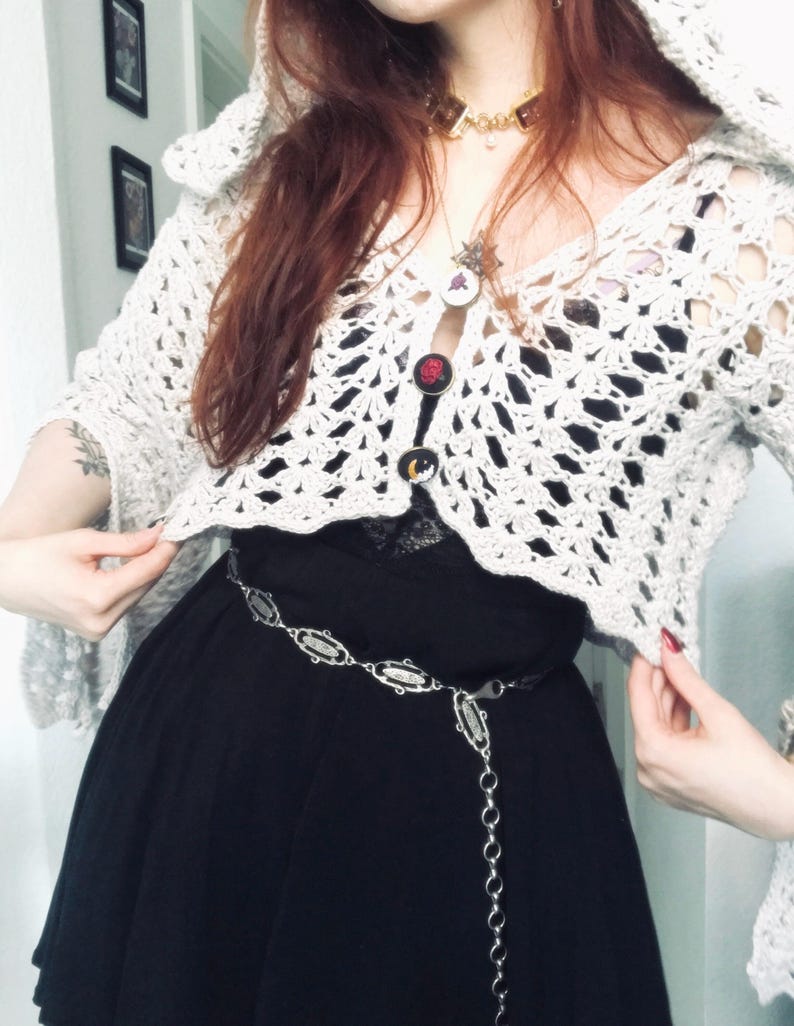 THE CRYPTKEEPERS CARDIGAN -Crochet Pattern