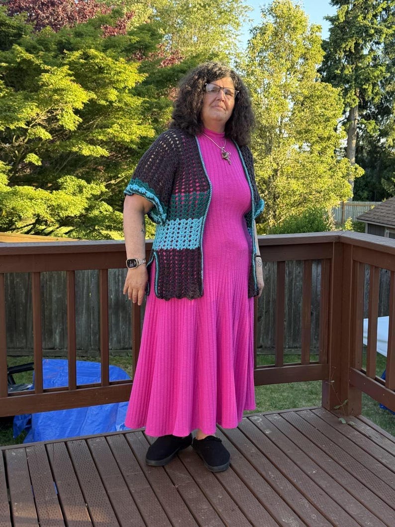 THE CRYPTKEEPERS CARDIGAN -Crochet Pattern