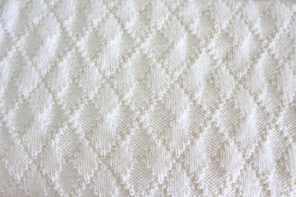 Neutral Baby Blanket Knitting Pattern