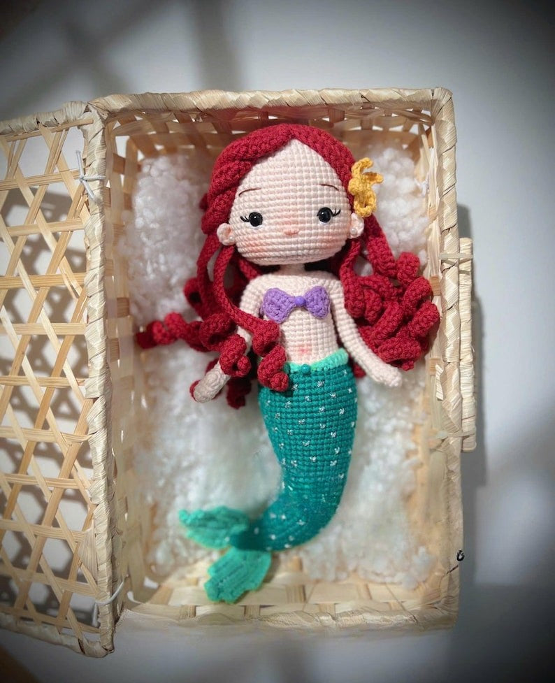 Mermaid Princess Doll Crochet Pattern