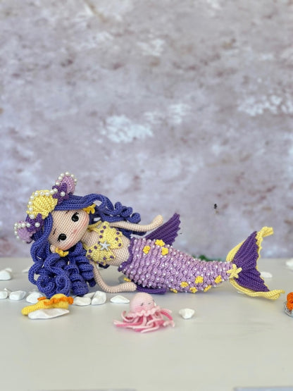 Amigurumi Pattern Mermaid Jolie Doll Crochet