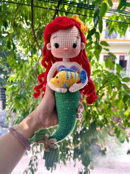 Mermaid Princess Doll Crochet Pattern