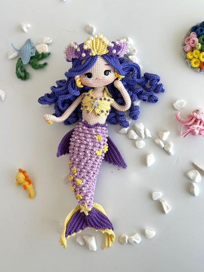 Amigurumi Pattern Mermaid Jolie Doll Crochet