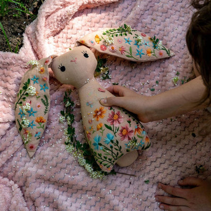 Embroidered Bunny Sewing Pattern