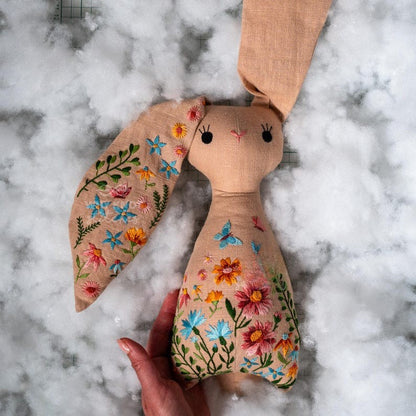 Embroidered Bunny Sewing Pattern