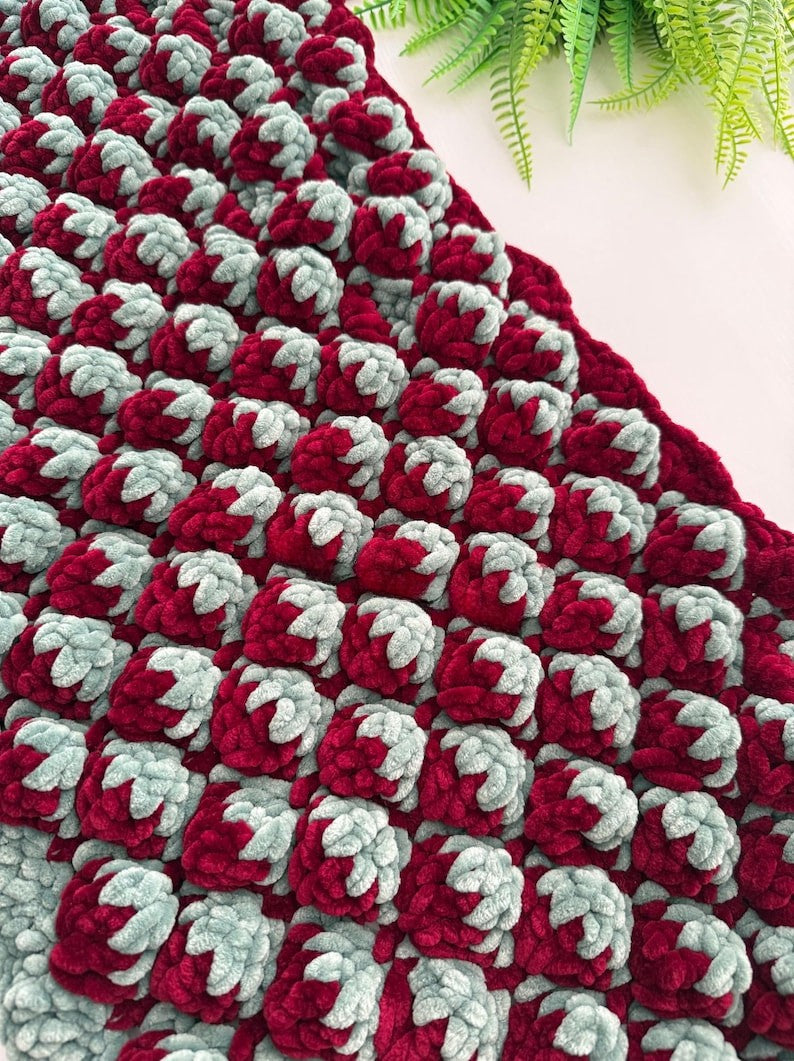 Reversible Strawberry Stitch Crochet Pattern