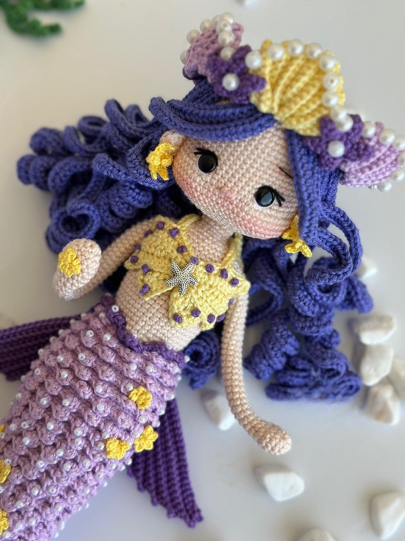 Amigurumi Pattern Mermaid Jolie Doll Crochet