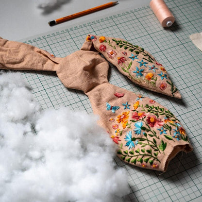 Embroidered Bunny Sewing Pattern