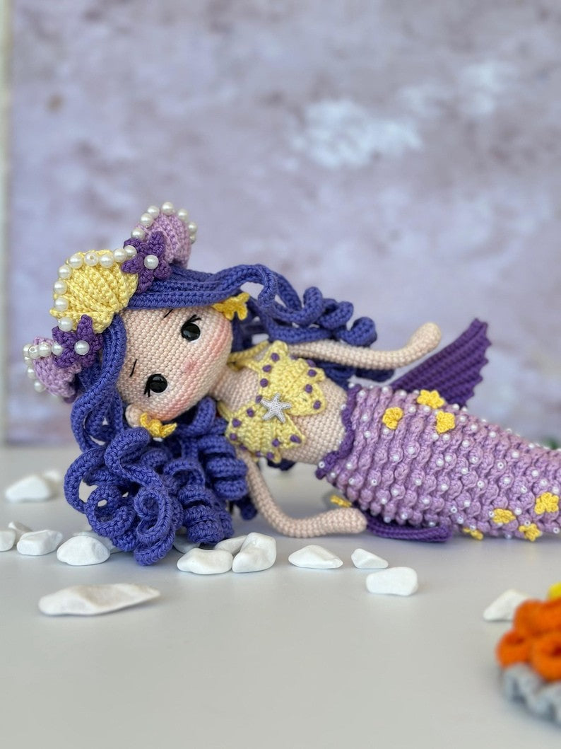 Amigurumi Pattern Mermaid Jolie Doll Crochet