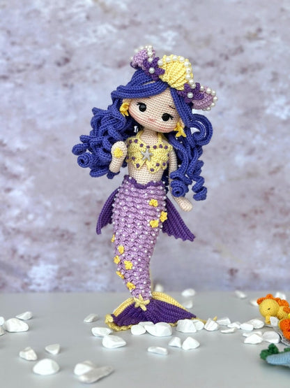 Amigurumi Pattern Mermaid Jolie Doll Crochet