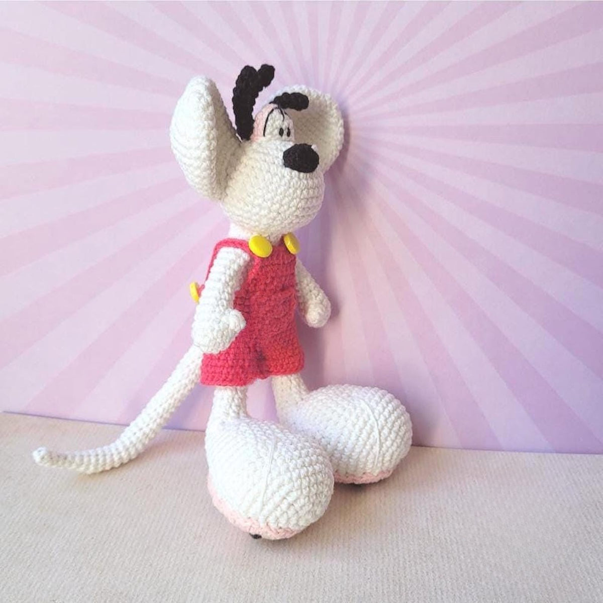 MOUSE in Dungarees AMIGURUMI CROCHET pattern