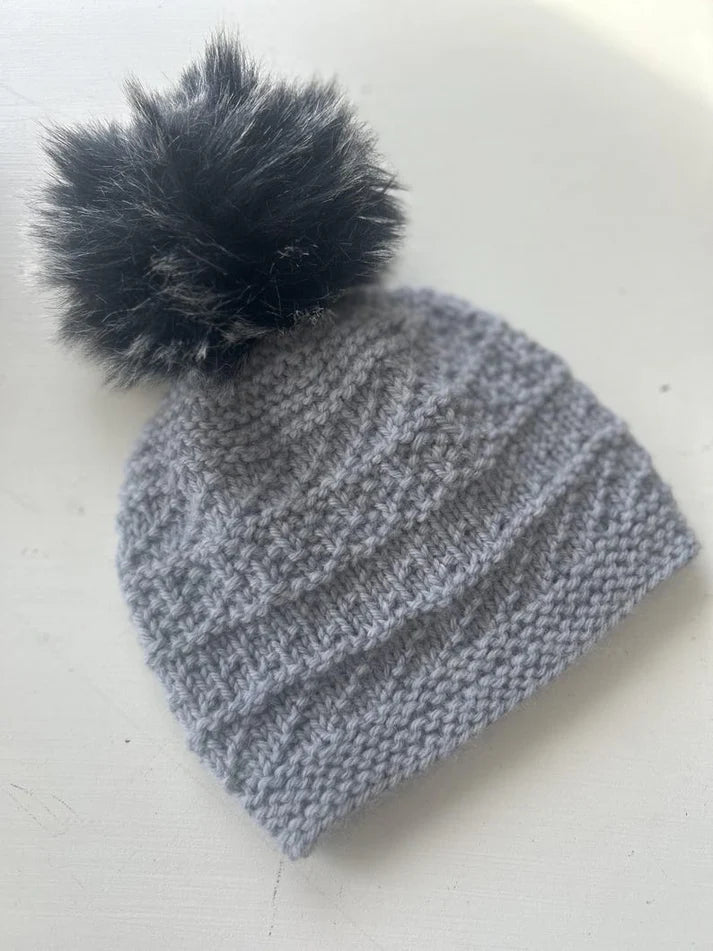 Misty Morning Simple Beanie knitting pattern