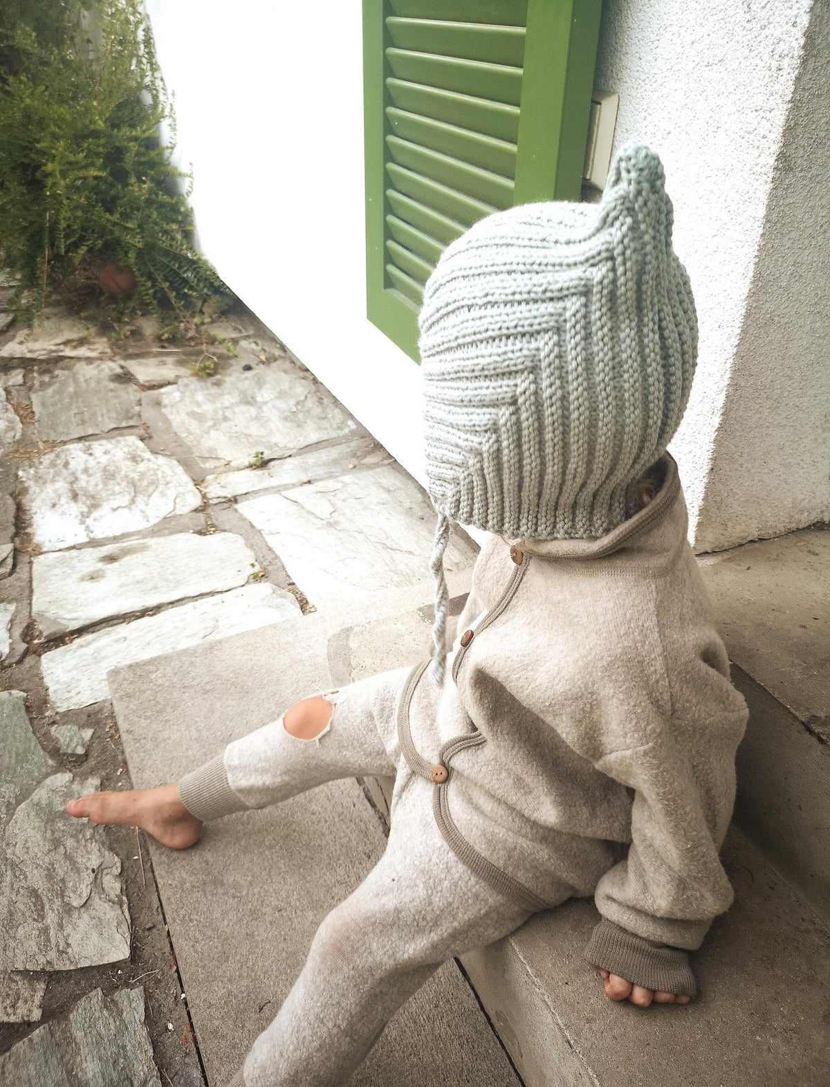 Knitting Pattern Pixie hat for Baby