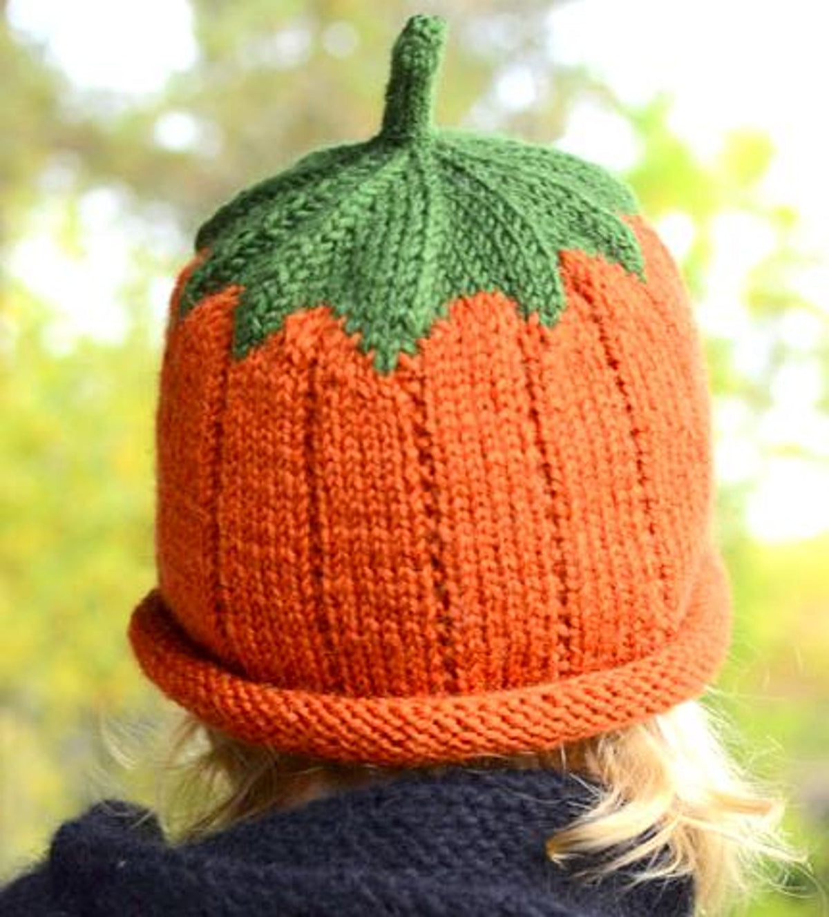 Knitting Pattern PDF Pumpkin Hat Baby Beanie