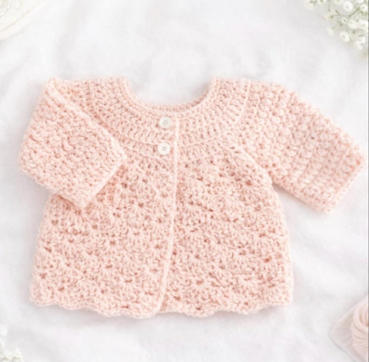 Baby Cardigan Crochet Pattern