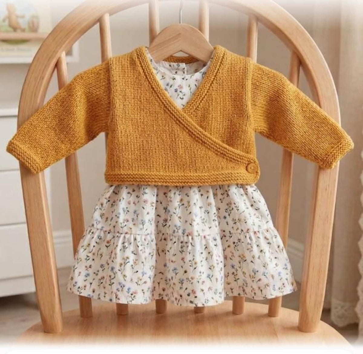 Easy Baby Cardigan Knitting Pattern