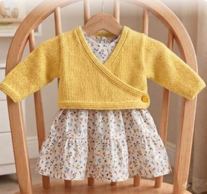 Easy Baby Cardigan Knitting Pattern