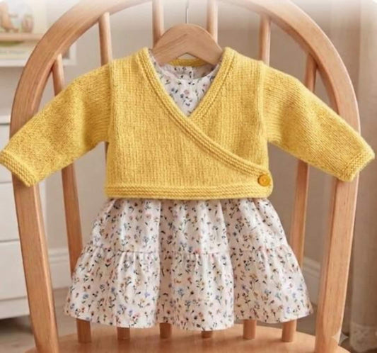 Easy Baby Cardigan Knitting Pattern