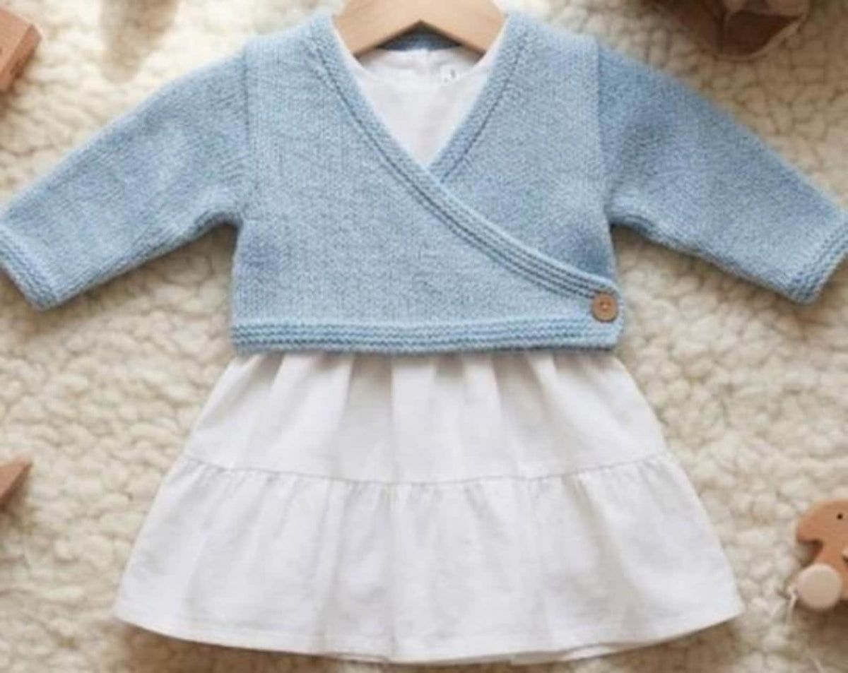 Easy Baby Cardigan Knitting Pattern