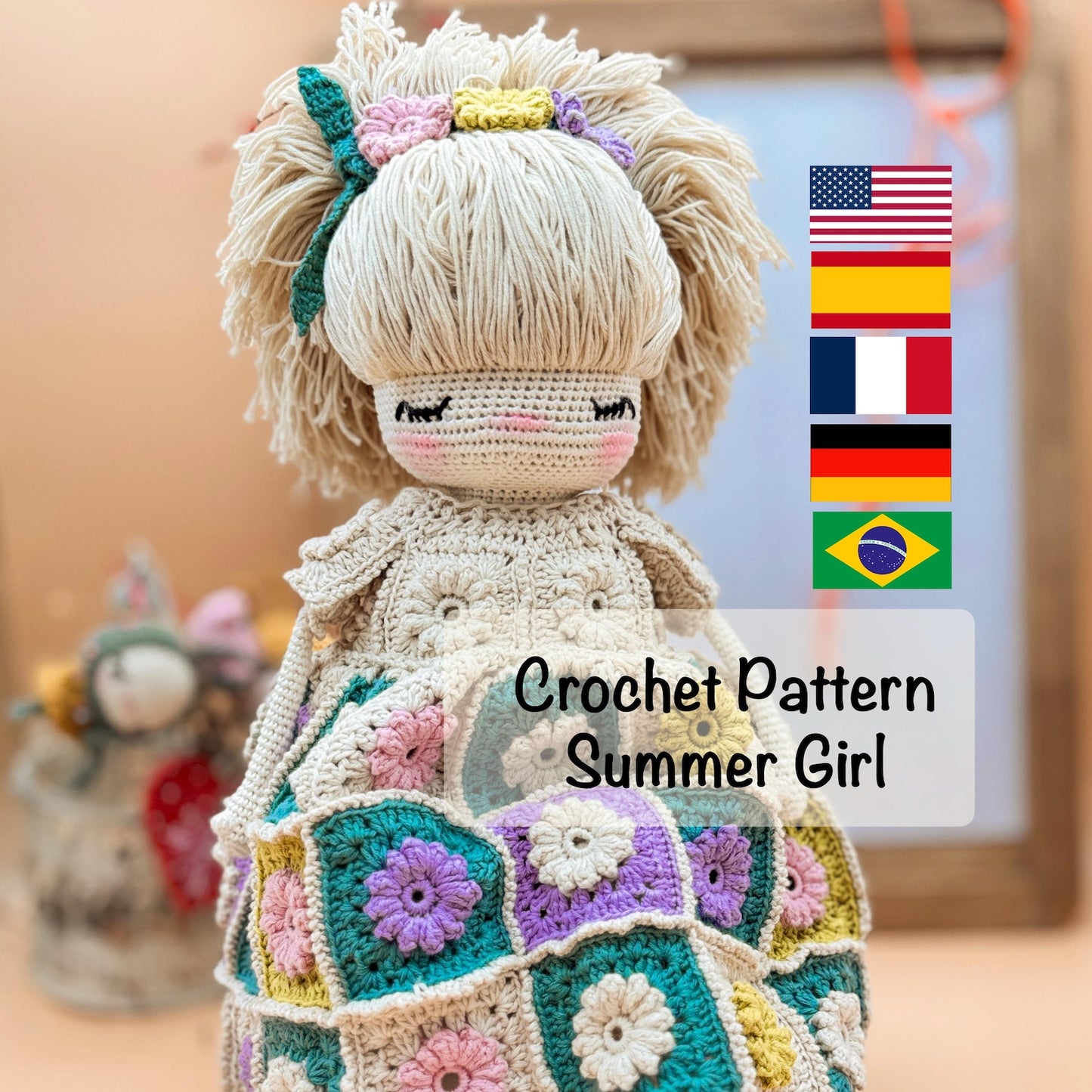 Summer Girl Doll Crochet Pattern