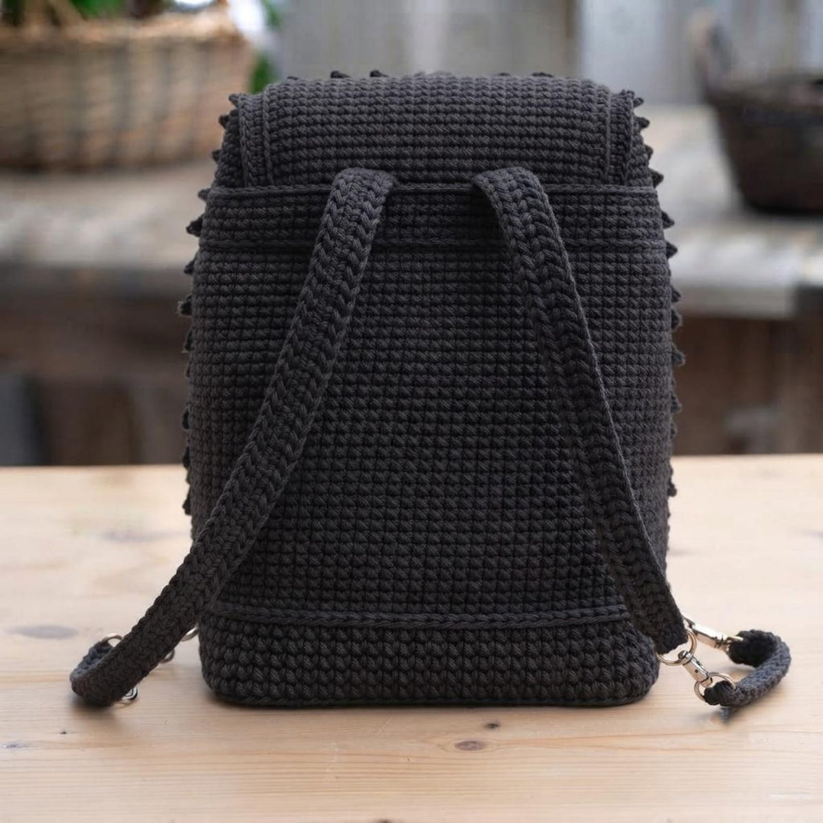 Dragon Scale Crochet Backpack Pattern