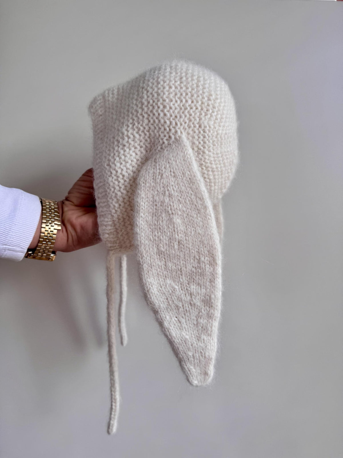 Alpaca Bunny Bonnet Knitting Pattern