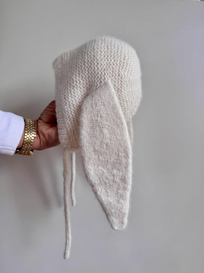 Alpaca Bunny Bonnet Knitting Pattern