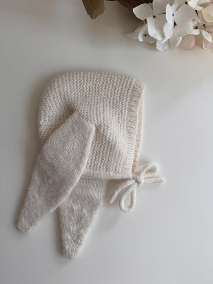 Alpaca Bunny Bonnet Knitting Pattern